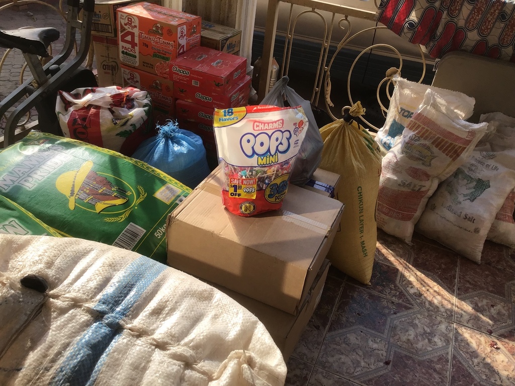 Relief supplies prepared for community support
